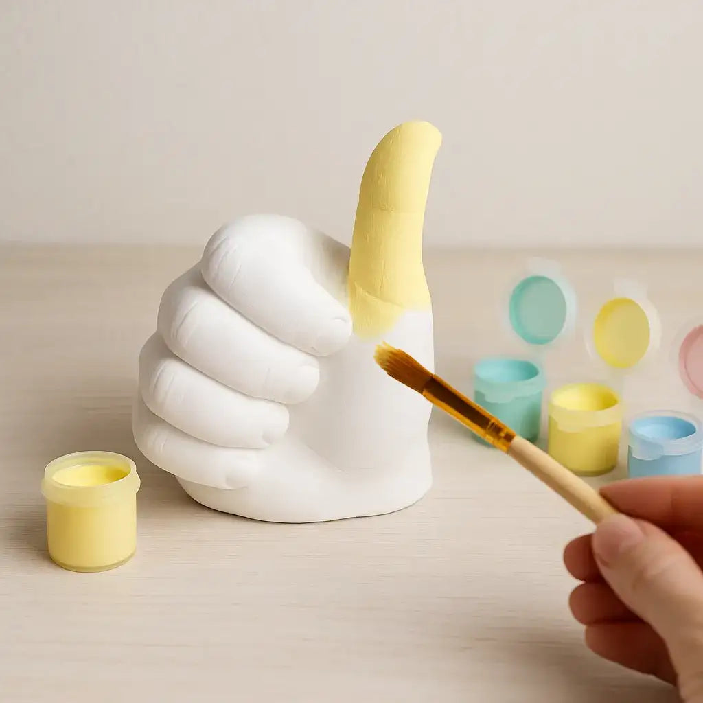 Handzeichen Figur „Alles Gut“ – Symbol für Optimismus, Freude & Motivation - by SteinKunstWerk | Deko aus nachhaltiger Herstellung