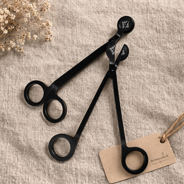 Perfekte Kerzenpflege – Dochtschere Edelstahl | SteinKunstWerk