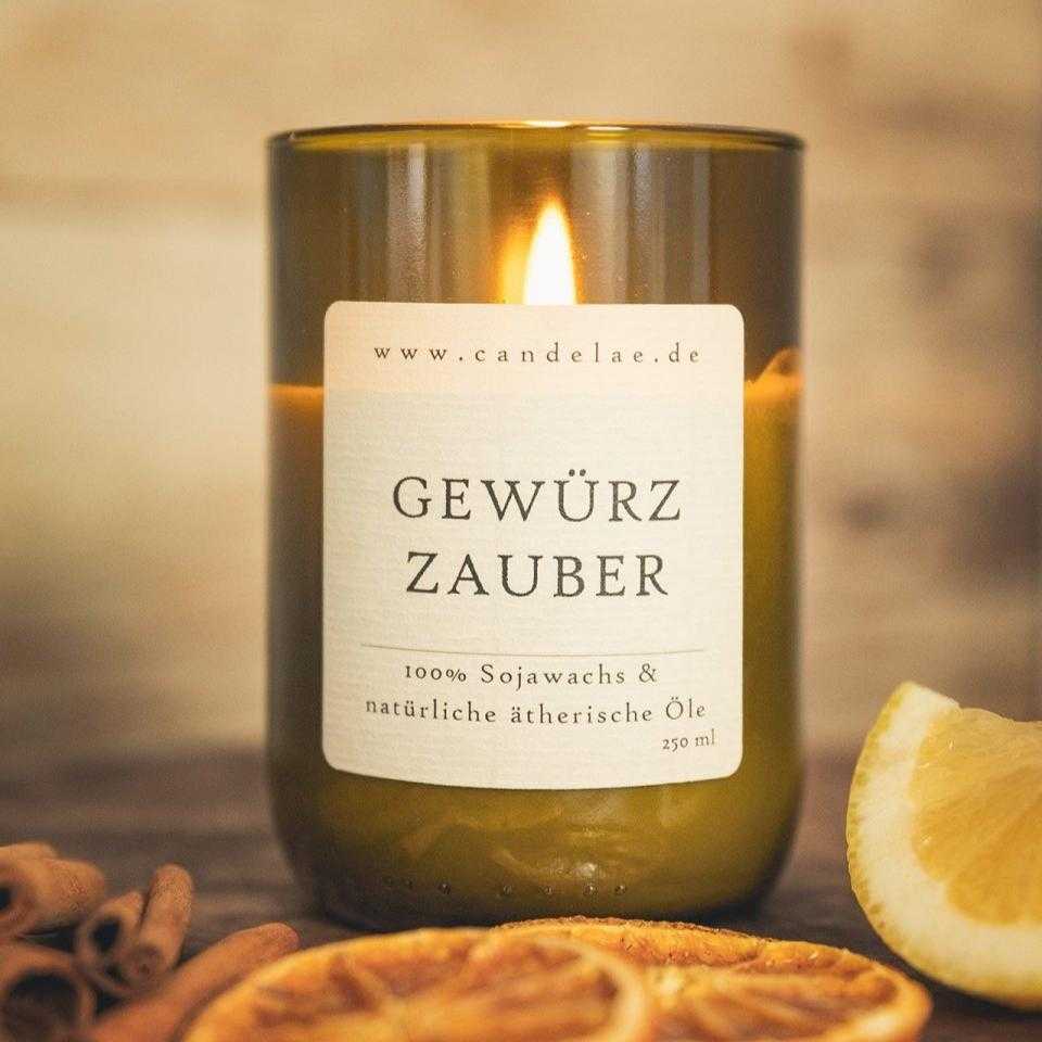 Spice Magic Scented Candle – Spicy Warmth & Winter Magic