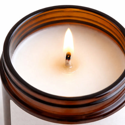 Duftkerze Kräuterbeet im Glas mit natürlichem Sojawachs – warme Lichtstimmung, ruhige Wohnatmosphäre und stilvolle Dekoration von SteinKunstWerk