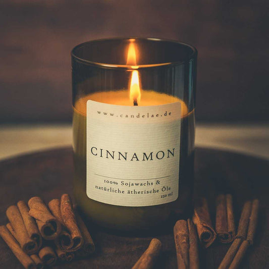 Cinnamon Scented Candle – Warmth, Comfort & Winter Fragrance