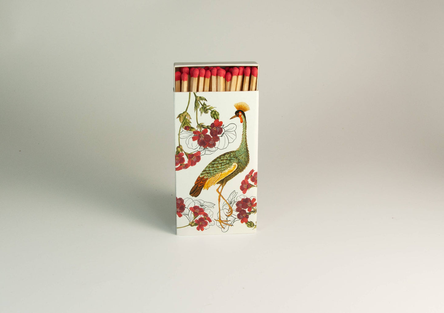 Vintage Heron Matches – light in style with a designer motif