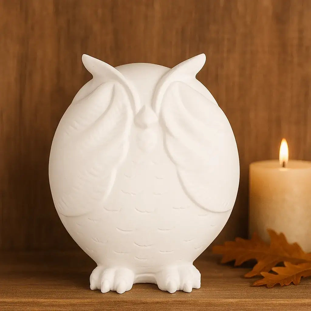 Eulenfigur „Nichts Böses sehen“ – Handgemachte Deko mit Symbolik - by SteinKunstWerk | Deko aus nachhaltiger Herstellung