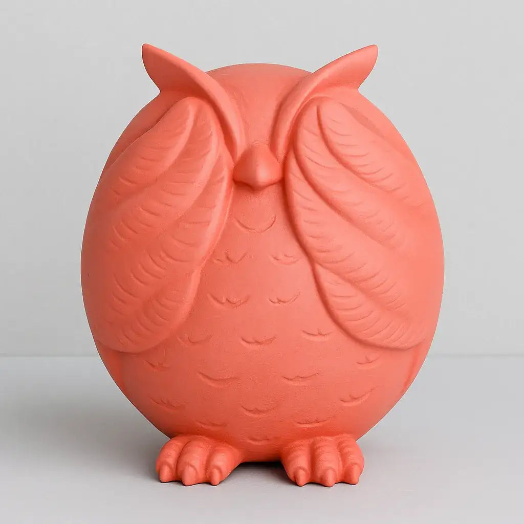 Eulenfigur „Nichts Böses sehen“ – Handgemachte Deko mit Symbolik - by SteinKunstWerk | Deko aus nachhaltiger Herstellung