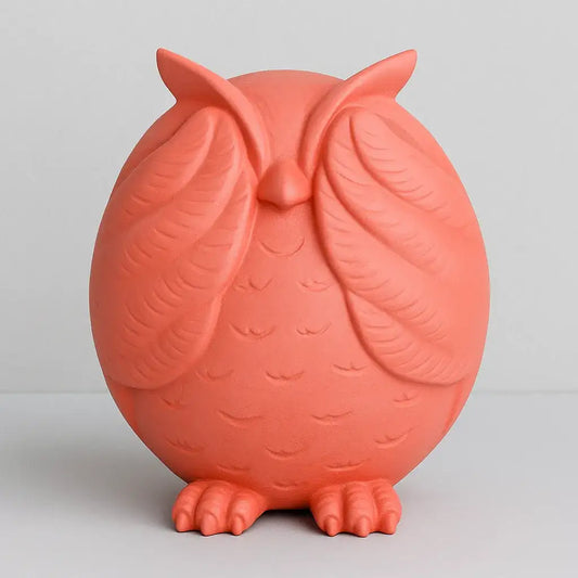 Eulenfigur „Nichts Böses sehen“ – Handgemachte Deko mit Symbolik - by SteinKunstWerk | Deko aus nachhaltiger Herstellung