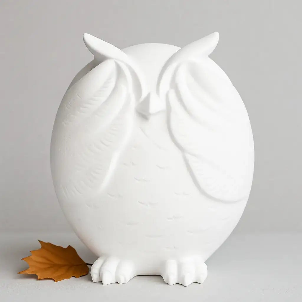 Eulenfigur „Nichts Böses sehen“ – Handgemachte Deko mit Symbolik - by SteinKunstWerk | Deko aus nachhaltiger Herstellung