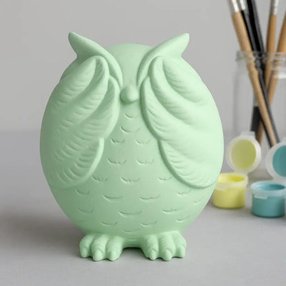 Eulenfigur „Nichts Böses sehen“ – Handgemachte Deko mit Symbolik - by SteinKunstWerk | Deko aus nachhaltiger Herstellung