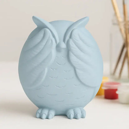 Eulenfigur „Nichts Böses sehen“ – Handgemachte Deko mit Symbolik - by SteinKunstWerk | Deko aus nachhaltiger Herstellung