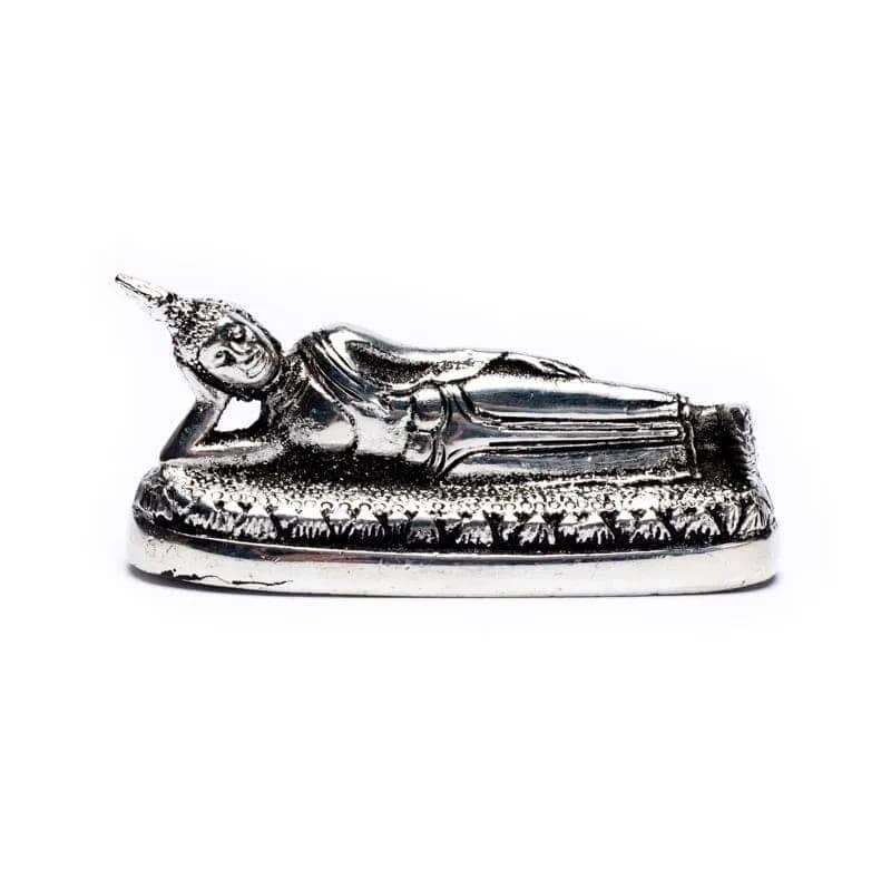 Kleine Buddha-Figur aus Messing als Glücksbringer