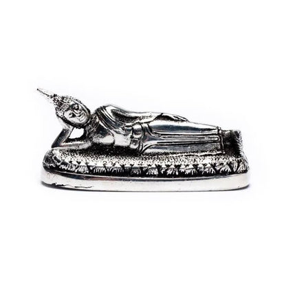 Kleine Buddha-Figur aus Messing als Glücksbringer