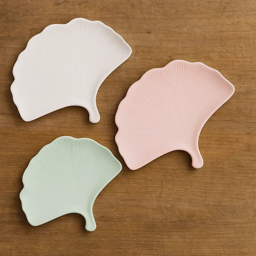 Handgemachte Ginkgoblatt-Dekoration – Symbolik und Eleganz für dein Zuhause - by SteinKunstWerk | Deko aus nachhaltiger Herstellung