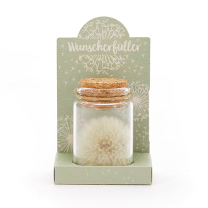 Wunscherfüller: Pusteblume im Glas – Geschenk mit Wunsch – weitere Produktansicht 3 von 8