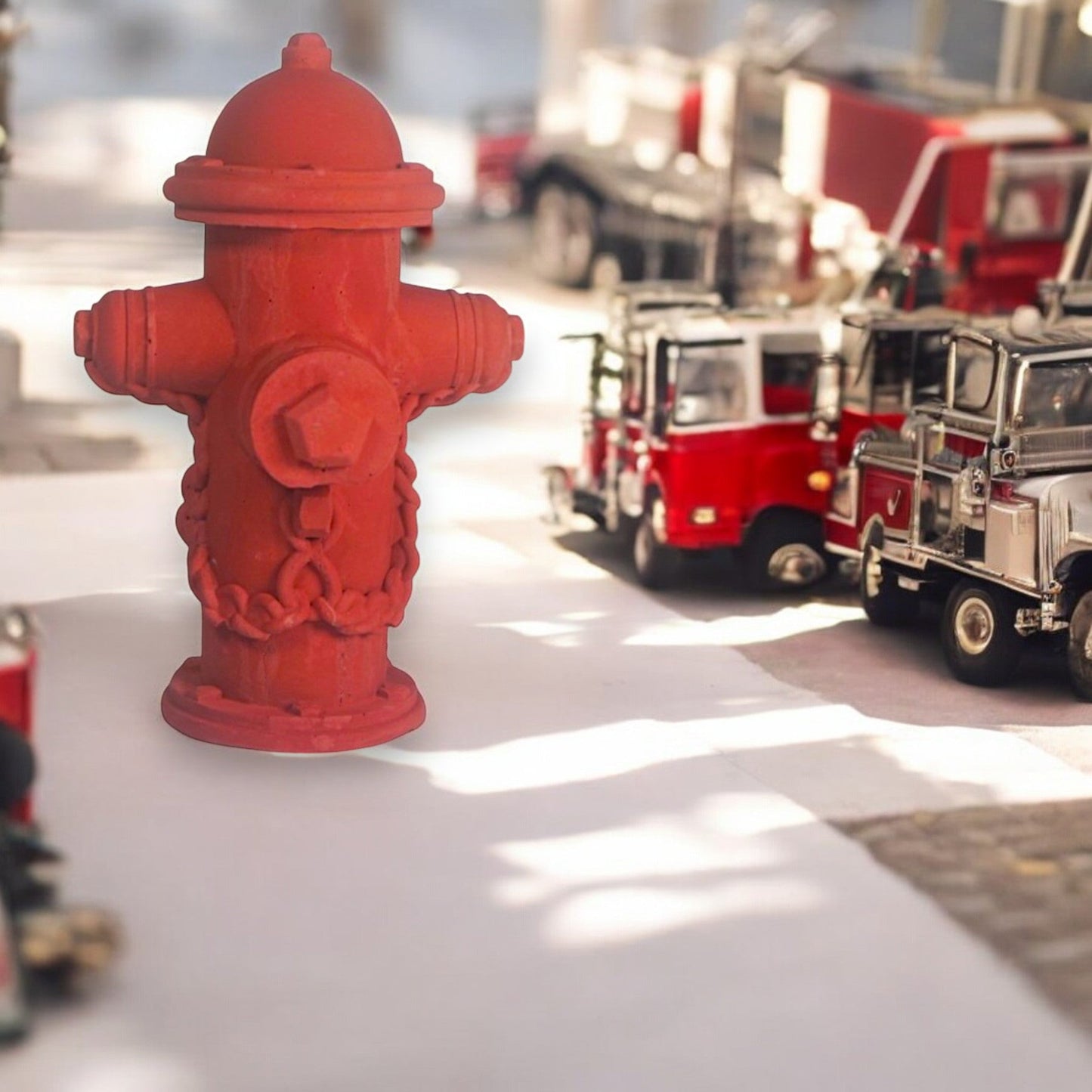 Handgefertigte Deko - Hydranten im amerikanischen Stil – Einzigartige Geschenke für Feuerwehrfans - Stein.Kunst.Werk.