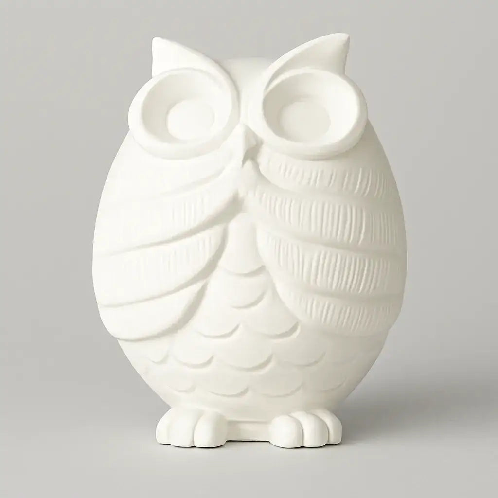 Eulefigur „Nichts Böses sagen“ – Handgemachte Deko mit Symbolkraft - by SteinKunstWerk | Deko aus nachhaltiger Herstellung