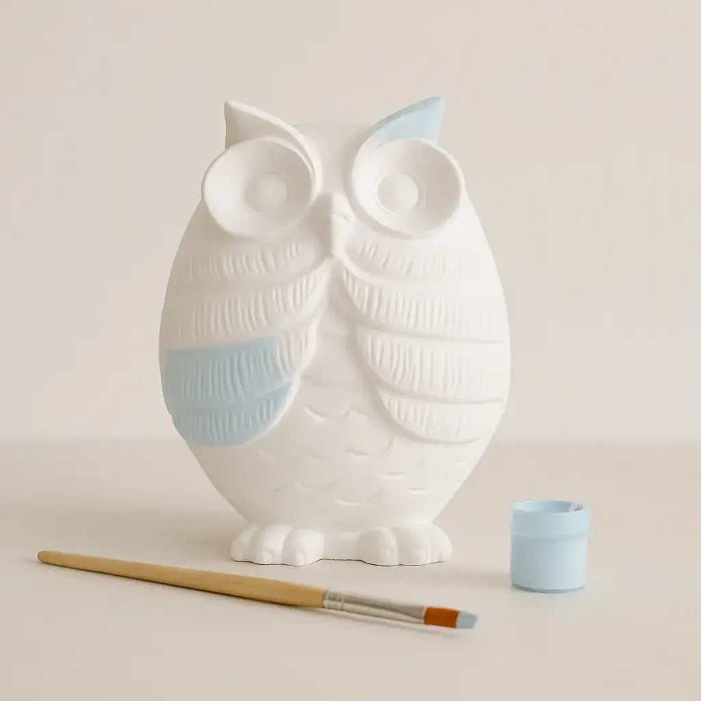 Eulefigur „Nichts Böses sagen“ – Handgemachte Deko mit Symbolkraft - by SteinKunstWerk | Deko aus nachhaltiger Herstellung