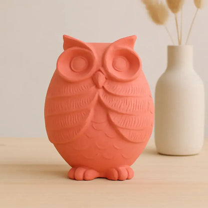 Eulefigur „Nichts Böses sagen“ – Handgemachte Deko mit Symbolkraft - by SteinKunstWerk | Deko aus nachhaltiger Herstellung