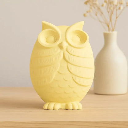 Eulefigur „Nichts Böses sagen“ – Handgemachte Deko mit Symbolkraft - by SteinKunstWerk | Deko aus nachhaltiger Herstellung