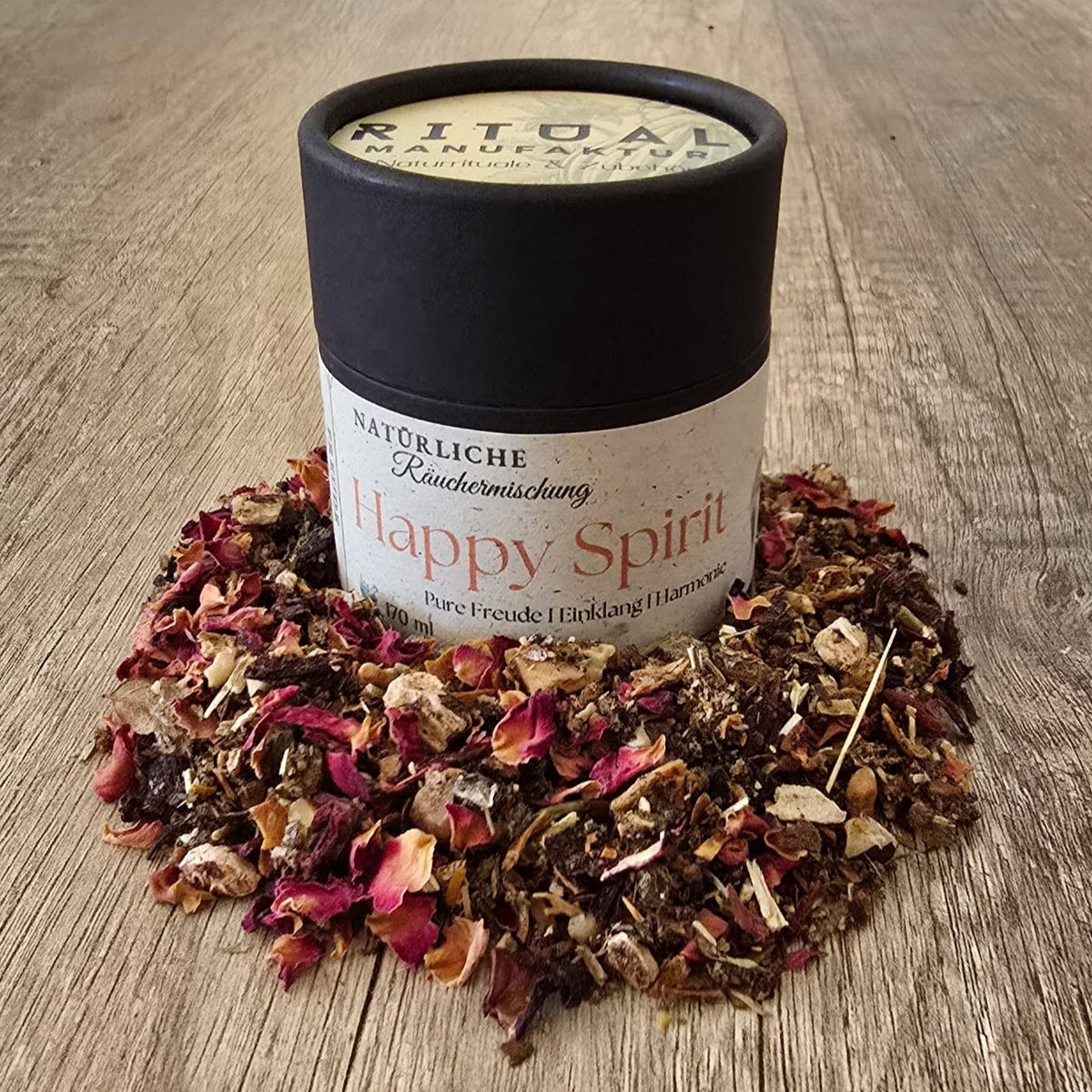 Ritualset Leichtigkeit und Neubeginn – Happy Spirit Räuchermischung