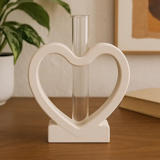 Herzförmiger Räucherstäbchenhalter – Handgefertigte Harmonie für dein Zuhause - by SteinKunstWerk | Deko aus nachhaltiger Herstellung