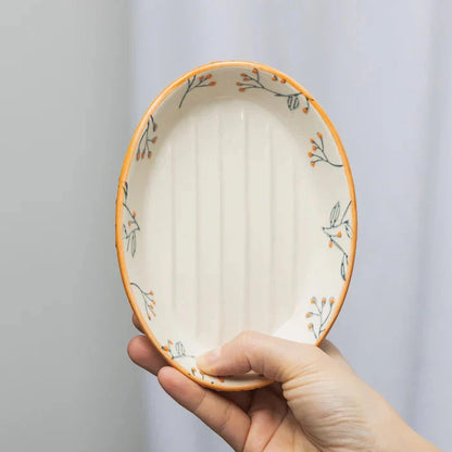 Tranquillo ROMANTIC Seifenschale mit floralem Muster