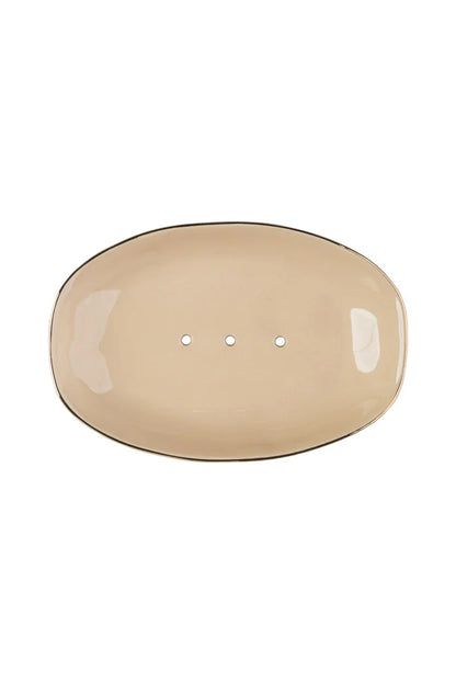Tranquillo CLASSIC Seifenschale – Beige mit Goldrand – Produktabbildung 2