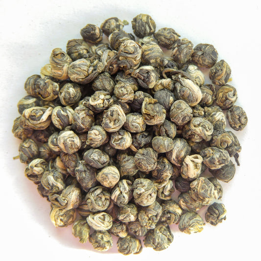 Jasmine Pearls Jasmintee als loser Grüntee mit Jasminblüten