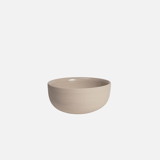 KUMO Flat White Tasse Beige aus handgemachter Keramik