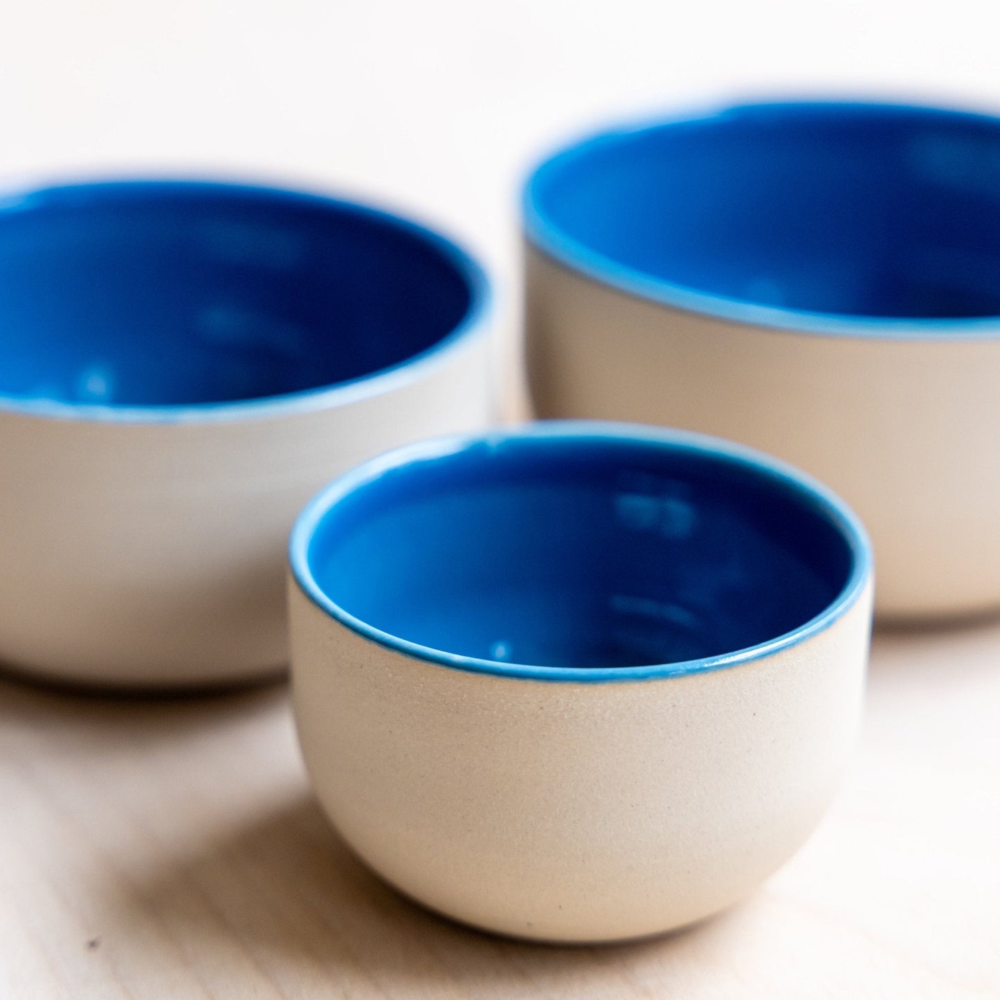 KUMO Flat White Blau – Keramiktasse für Coffee Rituals & Japandi