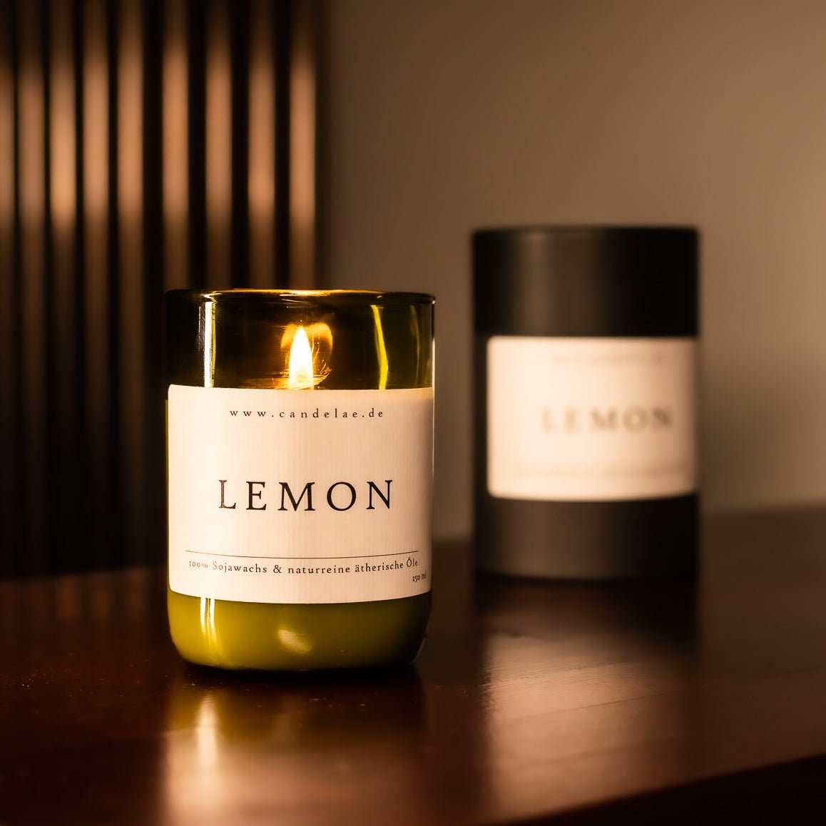 Lemon Scented Candle – Lemon Freshness, Energy & Summer Scent