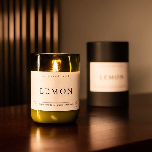 Limon kokulu mum – Limon esansiyel yağından gelen doğal narenciye ferahlığı