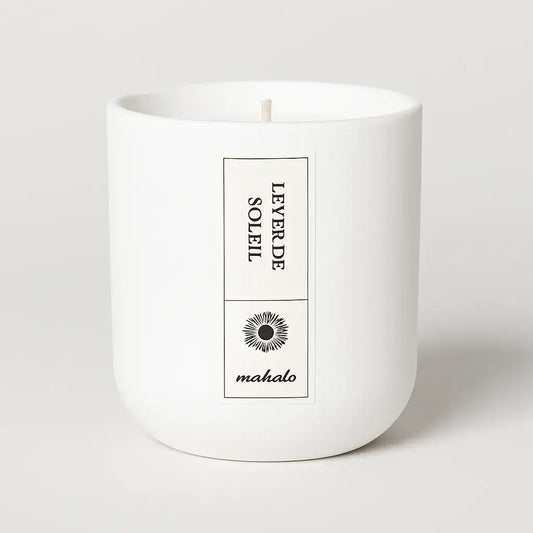 "Lever de Soleil" – die Duftkerze voller Morgenglanz - by SteinKunstWerk | Duftkerze aus nachhaltiger Herstellung