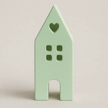 Handgefertigtes Lichterhaus – die perfekte Ergänzung für Stabkerzenhalter mit Steckrand - by SteinKunstWerk | Deko aus nachhaltiger Herstellung