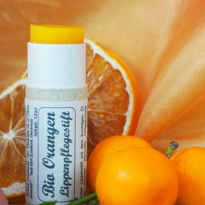 Bio-Orange Lippenbalm – Produktansicht