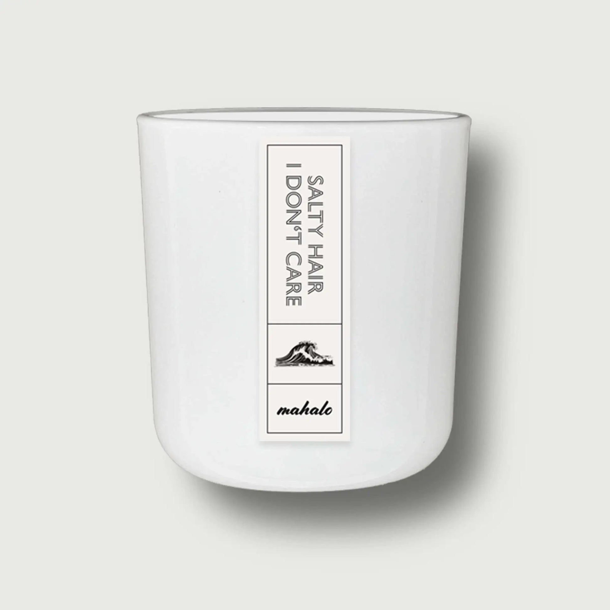 SALTY HAIR - I DON'T CARE DUFTKERZE - by SteinKunstWerk | Duftkerze aus nachhaltiger Herstellung