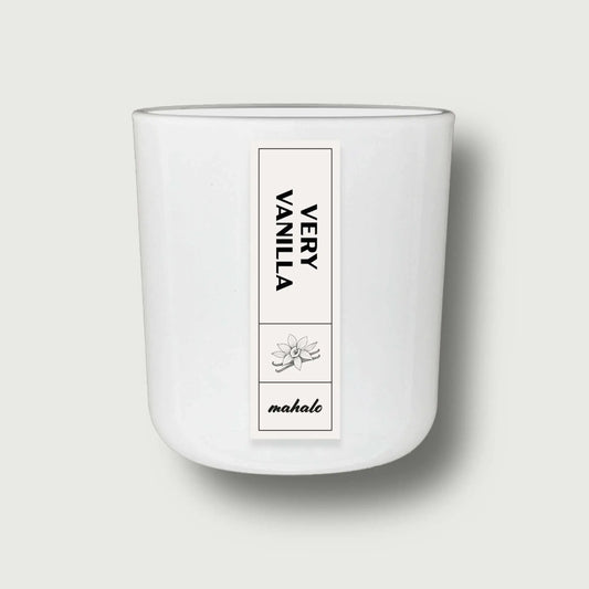 Duftkerze "Very Vanilla" – zeitloser Vanilleduft für Wärme & Geborgenheit - by SteinKunstWerk | Duftkerze aus nachhaltiger Herstellung