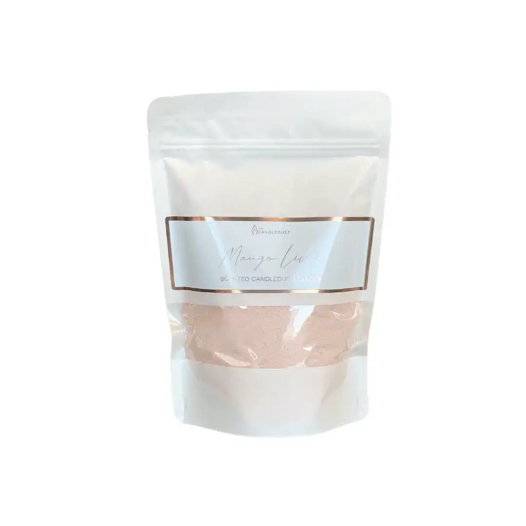 Powdered Candle Refill Kit – Mango Lime 330g - by SteinKunstWerk | Pulverkerzen aus nachhaltiger Herstellung