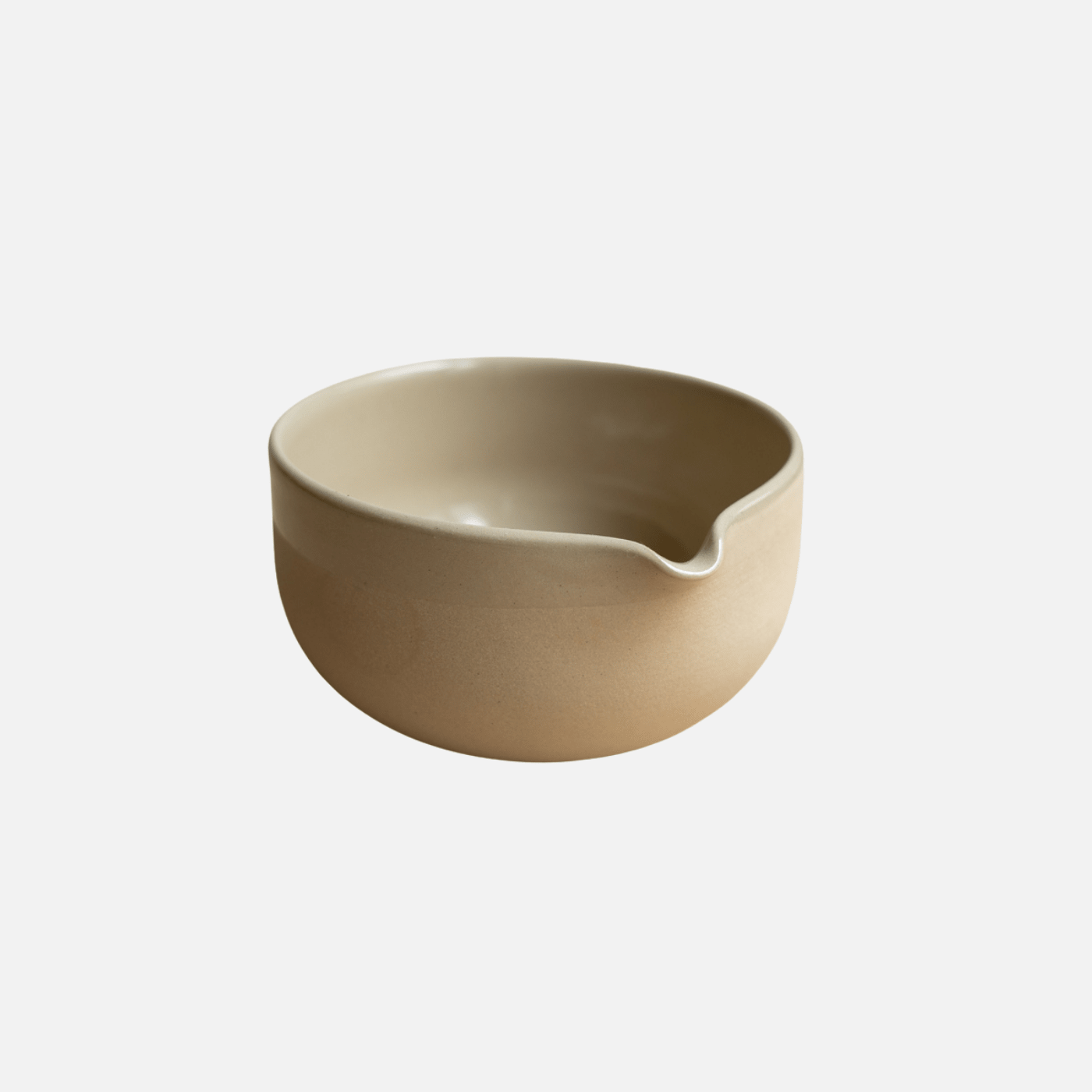 MATA Matcha Chawan – Handgefertigte Matcha-Schale in Beige