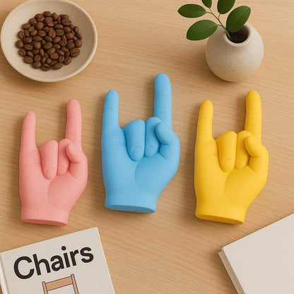 SteinKunstWerk Metal-Szene Figuren kaufen – Deko-Handzeichen - by SteinKunstWerk | HE aus nachhaltiger Herstellung