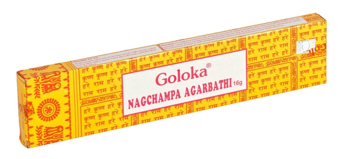 Nag Champa Gold Incense Sticks 16 g – Spicy Woody Fragrance