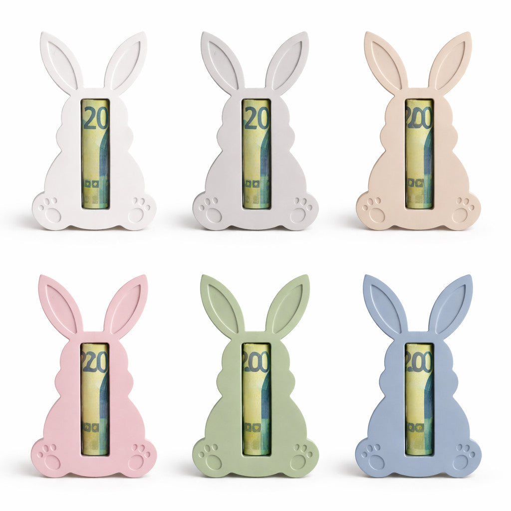 Osterhase mit Geldscheinhalter – auch geeignet für kleine Schokoladenriegel oder Gutscheine