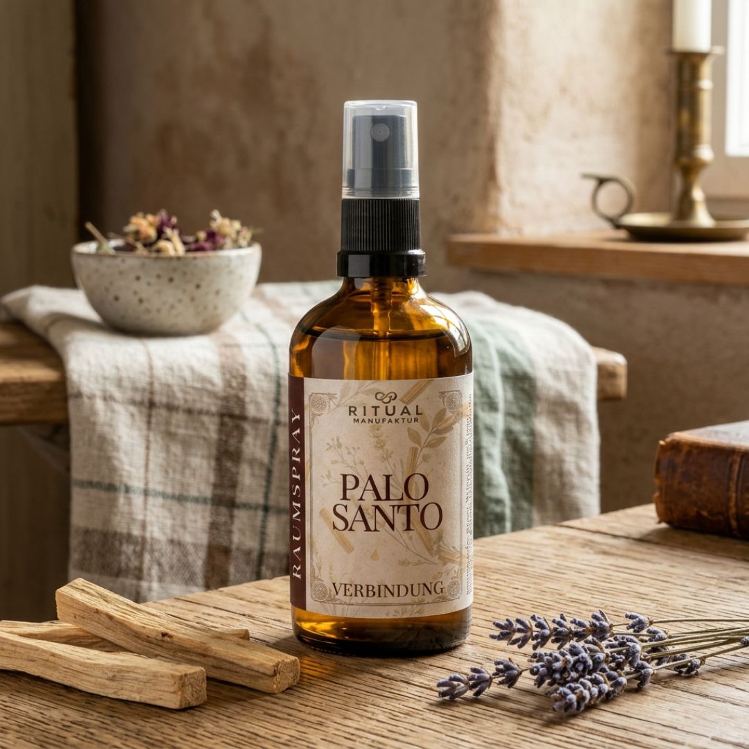 Naturreines Palo Santo Raumspray als rauchfreie Alternative