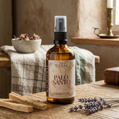 Naturreines Palo Santo Raumspray als rauchfreie Alternative