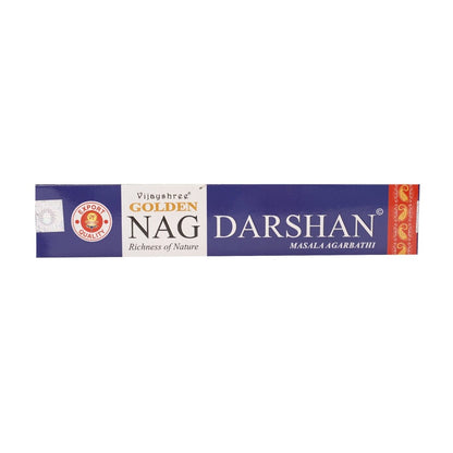 Golden Nag Incense Sticks – classic scent selection for rituals