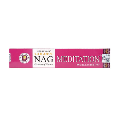 Golden Nag Incense Sticks – classic scent selection for rituals