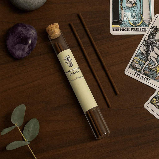 MIMIR Räucherwerk – Handgerollte Räucherstäbchen für Klarheit, Balance & innere Weisheit - by SteinKunstWerk | DS aus nachhaltiger Herstellung