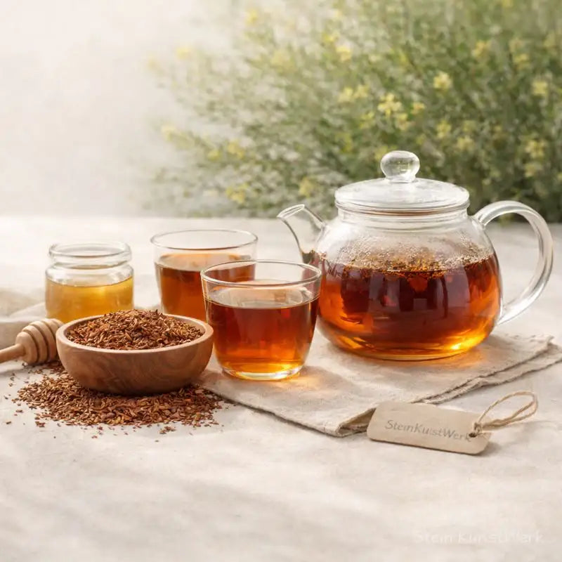 Rooibos Super Grade Long Cut – Aromatischer Rotbusch-Tee für pure Entspannung - by SteinKunstWerk | Loser Tee aus nachhaltiger Herstellung