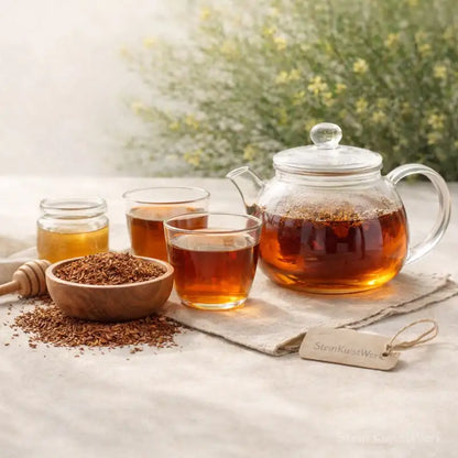 Rooibos Super Grade Long Cut – Aromatischer Rotbusch-Tee für pure Entspannung - by SteinKunstWerk | Loser Tee aus nachhaltiger Herstellung