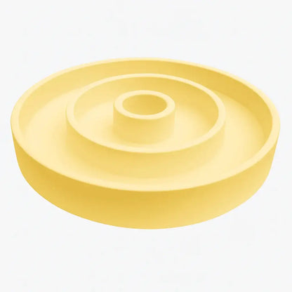 Stabkerzenhalter NOVA mit Rand im 2er Set – minimalistisch & handgemacht - by SteinKunstWerk | Deko aus nachhaltiger Herstellung