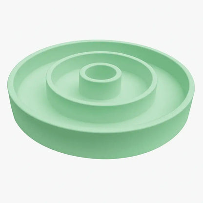 Stabkerzenhalter NOVA mit Rand im 2er Set – minimalistisch & handgemacht - by SteinKunstWerk | Deko aus nachhaltiger Herstellung