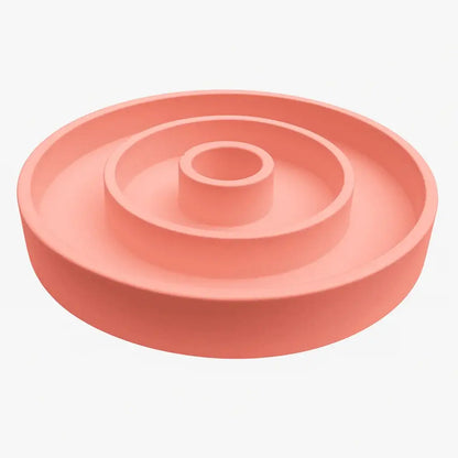 Stabkerzenhalter NOVA mit Rand im 2er Set – minimalistisch & handgemacht - by SteinKunstWerk | Deko aus nachhaltiger Herstellung